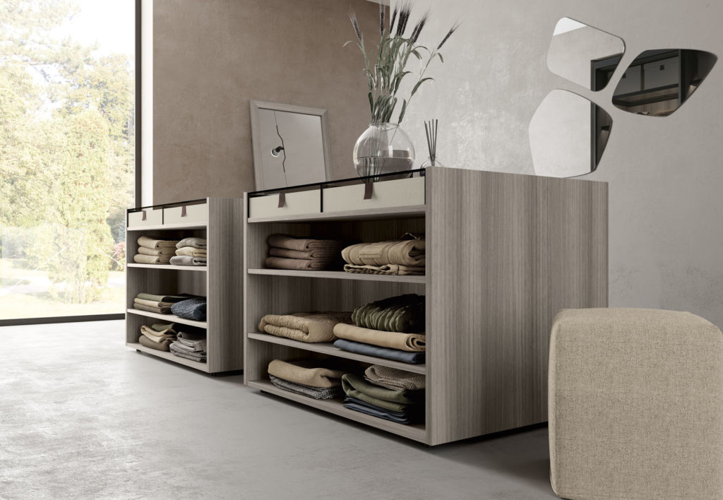 The wardrobe island