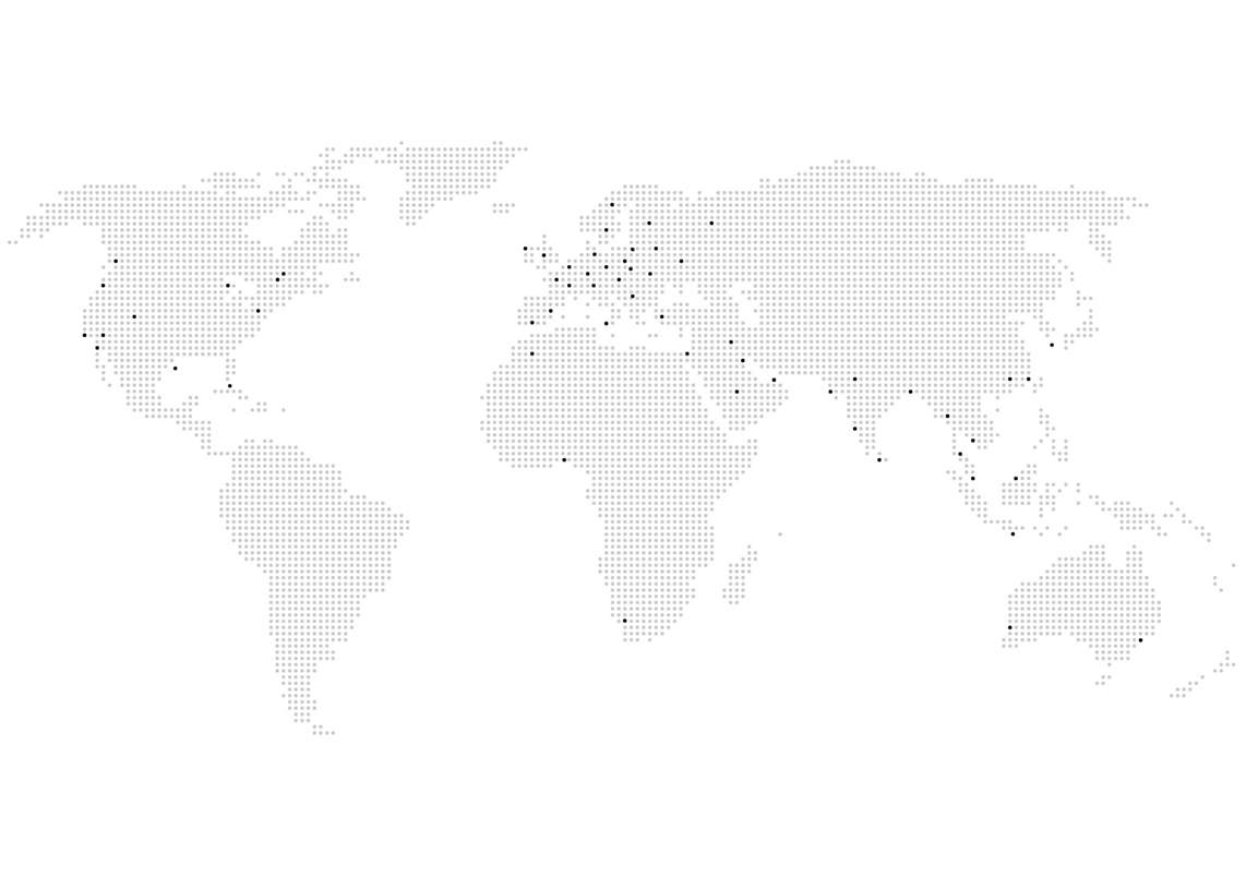 World map showing SEAFORM presence