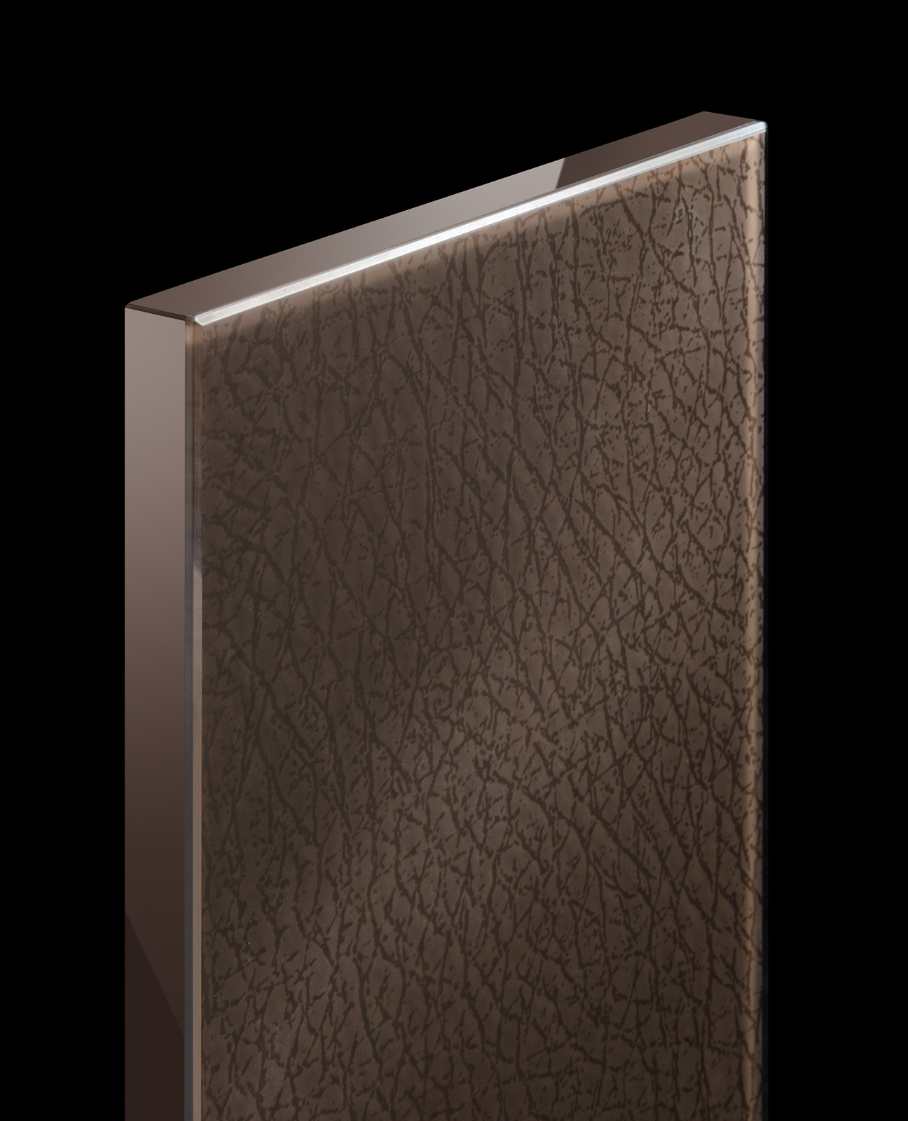 glas satingrain brown